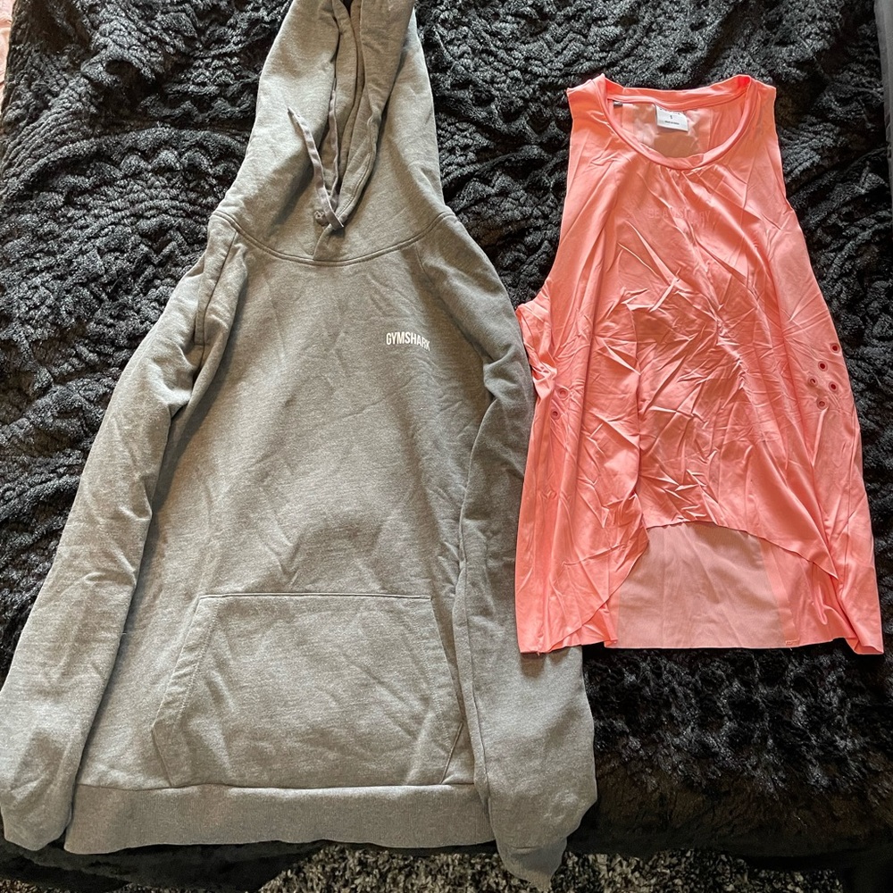 Gymshark hoodie & tank